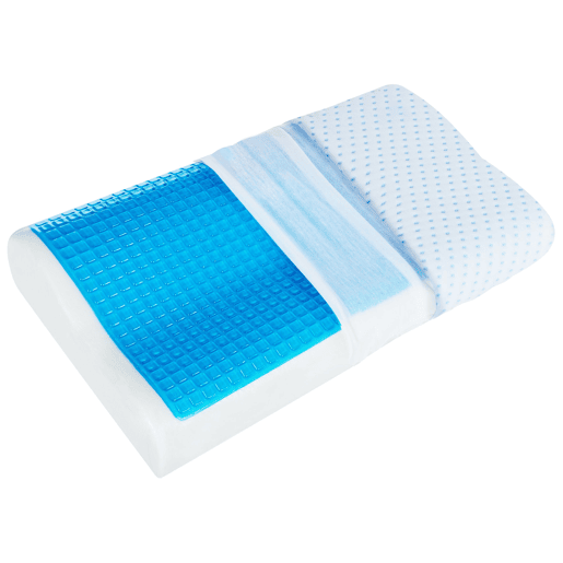 Almofada KANGTO Alta Espuma de memória 30 x 50 cm Branco