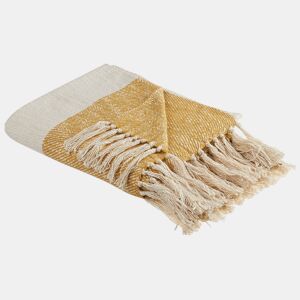 Manta SALME Tecido 130 x 170 cm Creme