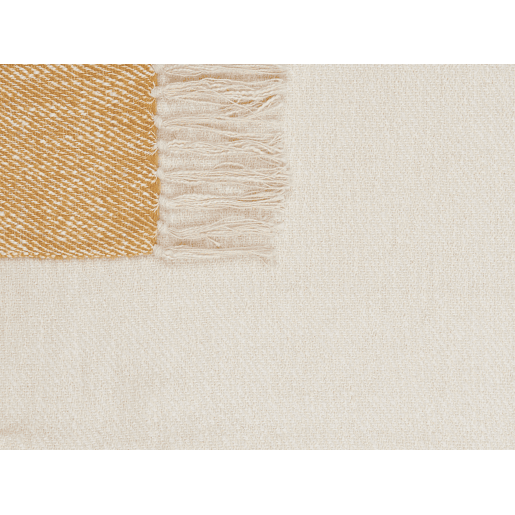 Manta SALME Tecido 130 x 170 cm Creme