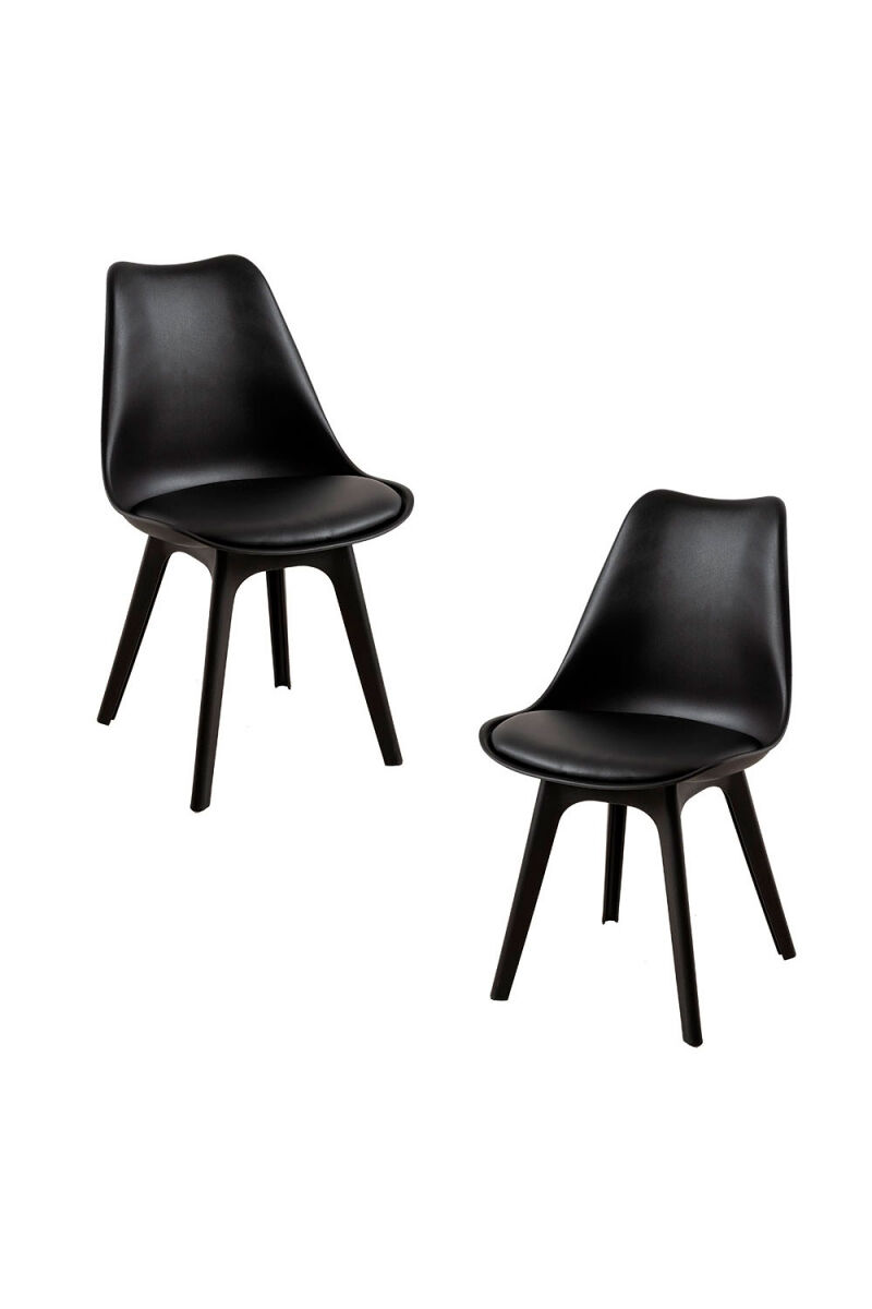 Pack 2 sillas synk suprym - negro