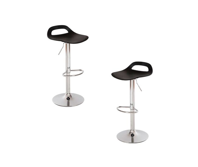Pack 2 taburetes dok - negro