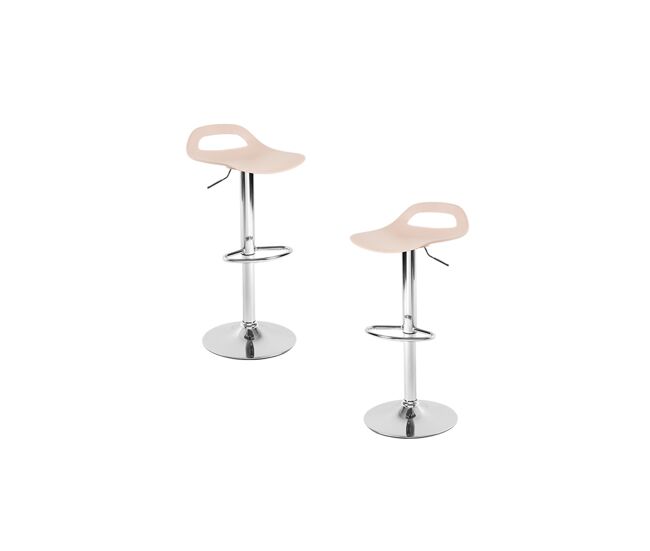 Pack 2 taburetes dok - rosa