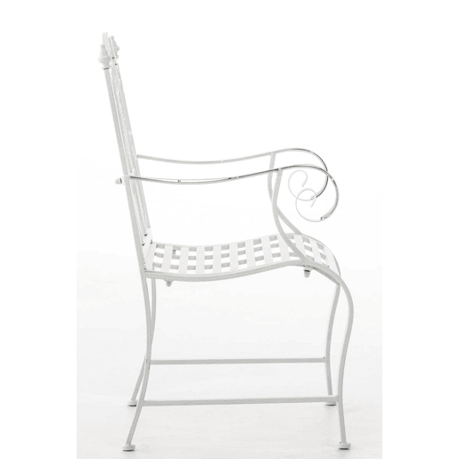 Silla de Exterior Punjab Metal Blanco 53X62X94 cm