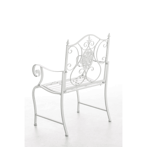 Silla de Exterior Punjab Metal Blanco 53X62X94 cm