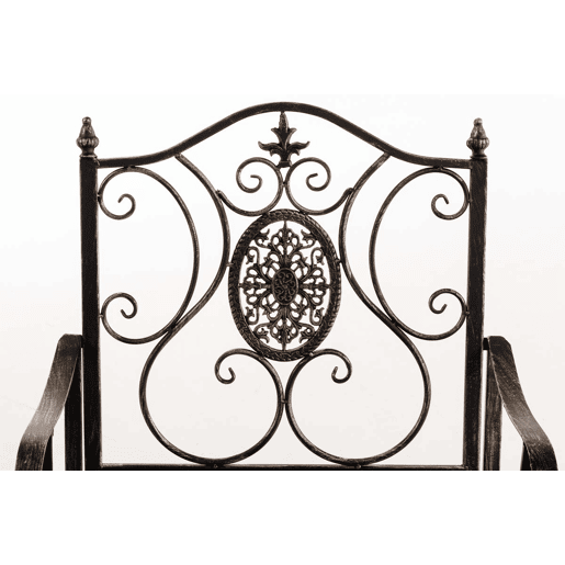 Silla de Exterior Punjab Metal Bronce 53X62X94 cm