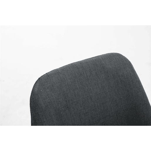Silla visita Toulouse Rund en Tela Gris oscuro 56X48X84 cm