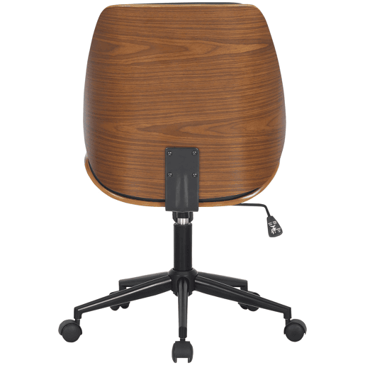 Silla de oficina Mitch Simil cuero (PVC) Nogalnegro 57X49.5X90 cm