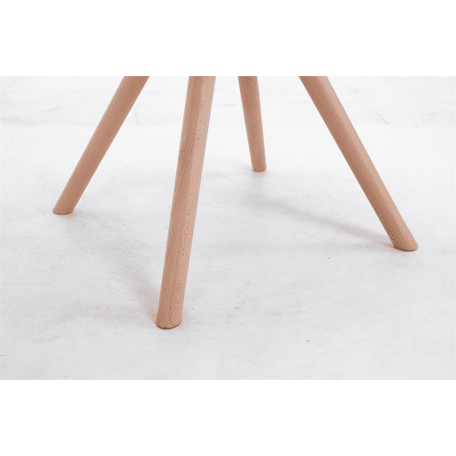 Silla visita Toulouse Rund en Tela Marrón 56X48X84 cm