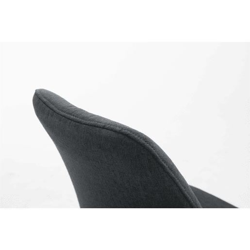 Silla visita Toulouse Square en Tela Gris oscuro 56X48X84 cm