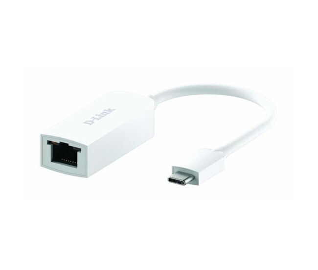 Adaptador usb c a red rj45 d-link dub-e250 2500 mbps blanco