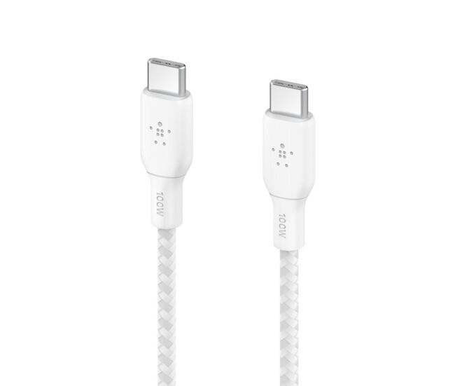 Cable usb belkin cab014bt2mwh blanco 2 m