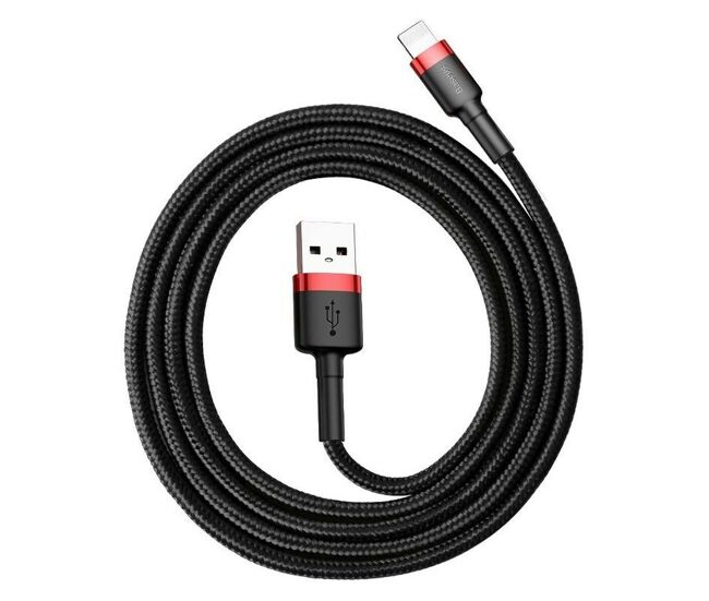 Cable usb a lightning baseus calklf-c19 negro 2 m