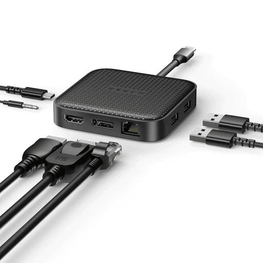 Hub USB Hyper HD583-GL Preto 100 W Hub USB Hyper HD583-GL Preto 100 W