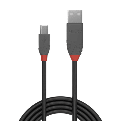 Cabo Micro USB LINDY 36725 5 m Preto Cabo Micro USB LINDY 36725 5 m Preto