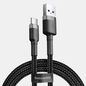 Cabo USB C Baseus CATKLF-BG1 Preto 23 1 m