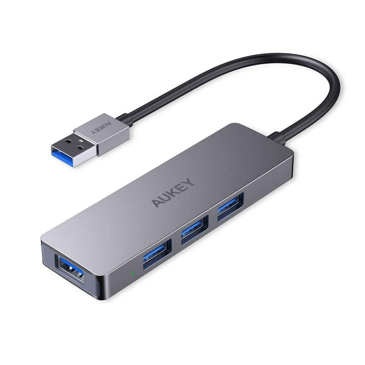 Hub usb aukey cb-h36 aluminio