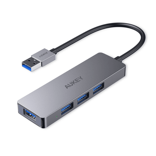 Hub USB Aukey CB-H36 AlumÃnio Hub USB Aukey CB-H36 AlumÃnio