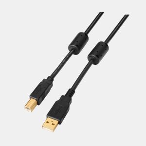 Cabo USB 2.0 A para USB B Aisens A101-0010 Preto 3 m