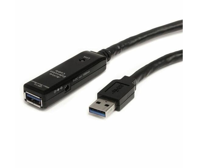 Cable usb startech usb3aaext3m usb a negro 3 m
