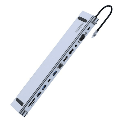 Dockstation Nilox NXDSUSBC07 Cinzento Dockstation Nilox NXDSUSBC07 Cinzento