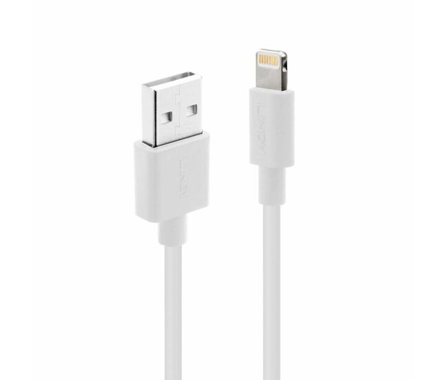 Cable usb a lightning lindy 31327 2 m blanco