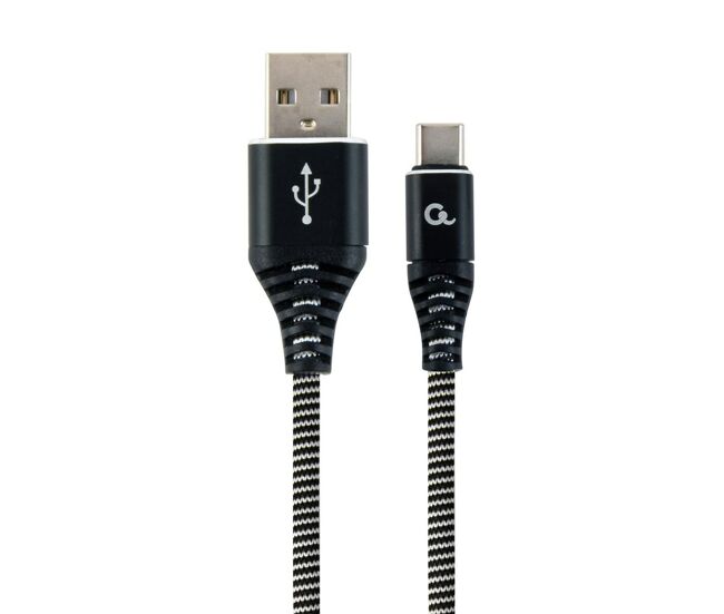 Cable micro usb 2.0 b a usb c gembird cc-usb2b-amcm-2m-bw negro 2 m