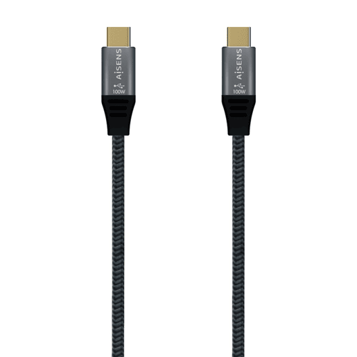 Cabo USB-C Aisens A107-0671 Cinzento 1 m