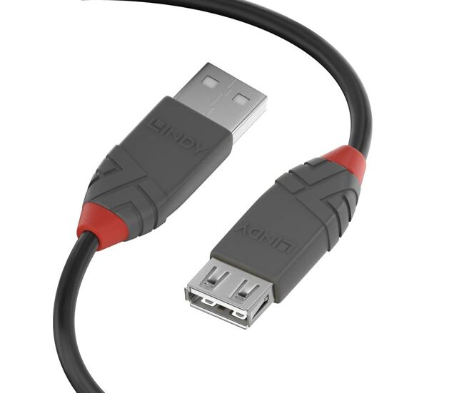 Cable usb lindy 36701 negro 50 cm (1 unidad)