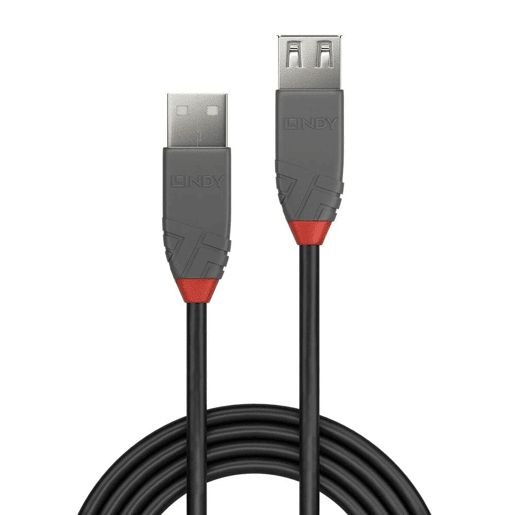 Cabo USB LINDY 36701 Preto 50 cm (1 Unidade)