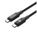 Cable USB-C USBCUSBC100WLED Cable USB-C USBCUSBC100WLED Negro