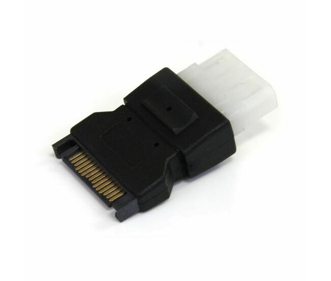 Adaptador sata startech lp4satafm negro