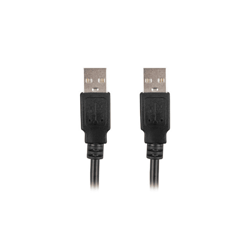 Cabo USB Lanberg CA-USBA-20CU-0010-BK Preto 1 m