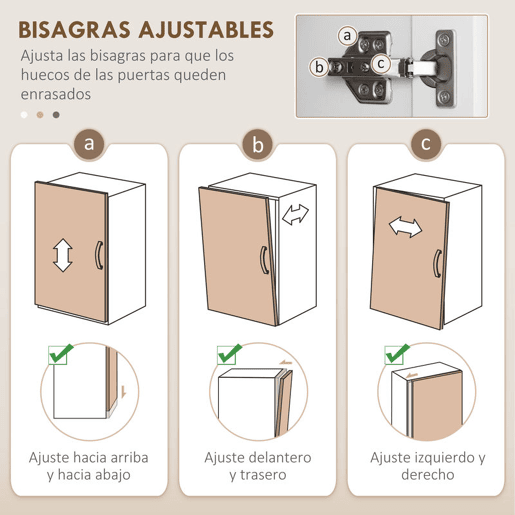 HOMCOM Armário de Cozinha Móvel de Cozinha com 4 Portas 1 Gaveta e Prateleiras Ajustáveis Anti-Tombo Armário de Cozinha Moderno para Sala de Jantar Sala de Estar 70,8x34x180 cm Branco