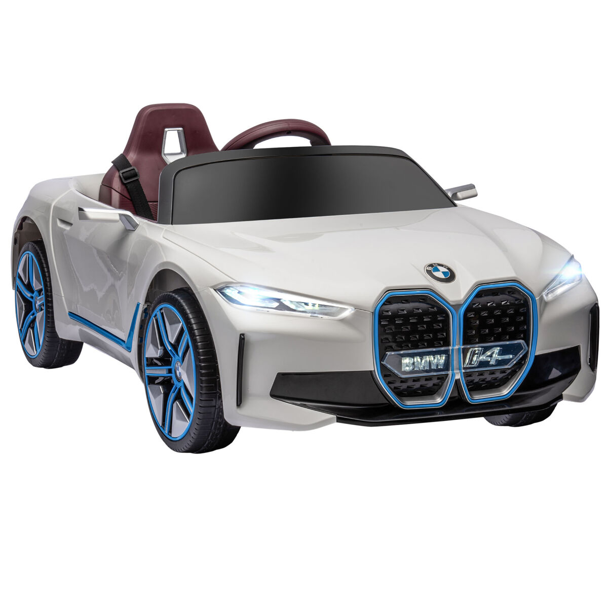 Coche Eléctrico Infantil PP, Metal HOMCOM