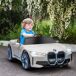 Coche Eléctrico Infantil PP, Metal HOMCOM Coche Eléctrico Infantil PP, Metal HOMCOM Blanco