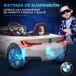 Coche Eléctrico Infantil PP, Metal HOMCOM Coche Eléctrico Infantil PP, Metal HOMCOM Blanco