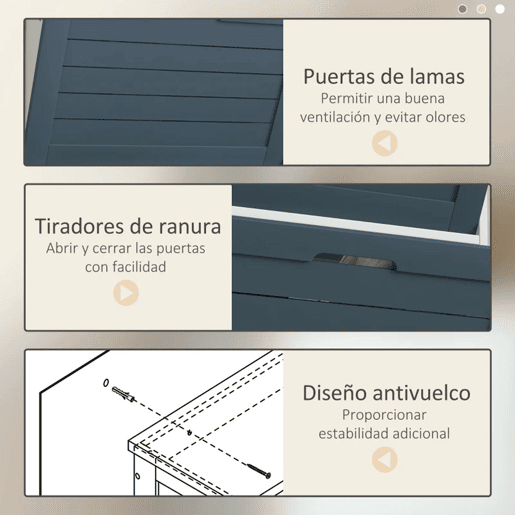 HOMCOM Sapateira Estreita Armário para Sapatos Alto com 3 Compartimentos para 6 Pares de Sapatos para Entrada Corredor 53x18x108,5 cm Cinza e Branco