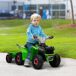 Quad Eléctrico Infantil PP, Metal HOMCOM Quad Eléctrico Infantil PP, Metal HOMCOM Verde