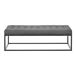 Banco Salta tapizado tela / metal 120x38 Banco Salta tapizado tela / metal 120x38 Gris