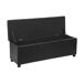Corium Banco Ottomane para almacenaje tapizado cuero sintético 119x38 Corium Banco Ottomane para almacenaje tapizado cuero sintético 119x38 Negro