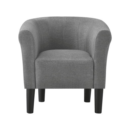 Poltrona Relax Jelgava plástico 100 % poliéster 70x70x58 cm cinzento en.casa
