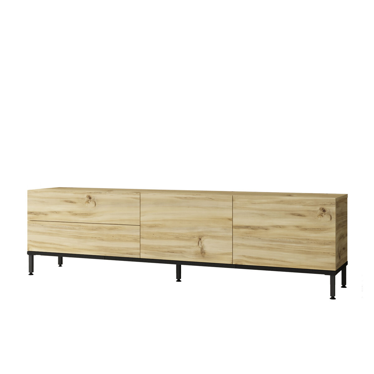 Mueble Luvio Tv Patas De Metal