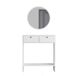 Cómoda Larris Con Espejo, 2 Cajones Cómoda Larris Con Espejo, 2 Cajones Blanco