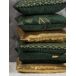 Beliani Cojín decorativo FERN Beliani Cojín decorativo FERN Verde Oscuro