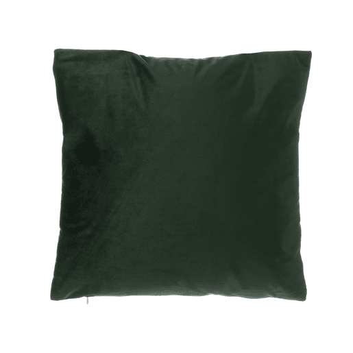 Conjunto de 2 almofadas decorativas FERN Veludo 45 x 45 cm Verde escuro Padrão de plantas