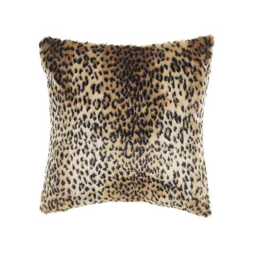 Conjunto de 2 almofadas decorativas FOXTAIL Imitação de pele 45 x 45 cm Castanho Padrão animal Conjunto de 2 almofadas decorativas FOXTAIL Imitação de pele 45 x 45 cm Castanho Padrão animal