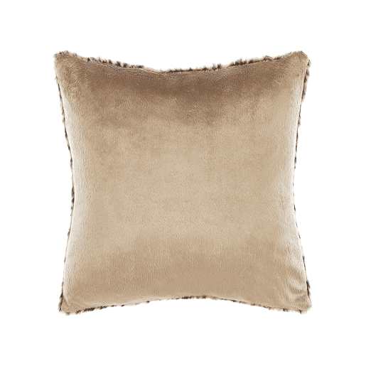 Conjunto de 2 almofadas decorativas FOXTAIL Imitação de pele 45 x 45 cm Castanho Padrão animal Conjunto de 2 almofadas decorativas FOXTAIL Imitação de pele 45 x 45 cm Castanho Padrão animal