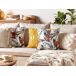 Beliani Cojín decorativo EDELWEISS Beliani Cojín decorativo EDELWEISS Blanco/ Beige