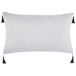 Beliani Cojín decorativo LIRIOPE 30x50 Beliani Cojín decorativo LIRIOPE 30x50 Blanco/ Negro