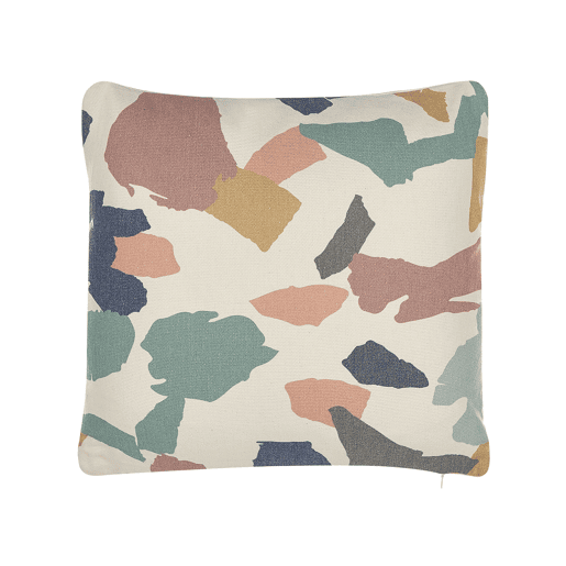 Conjunto de 2 almofadas decorativas FOTHERGILLA 45 x 45 cm Multicolor Padrão abstracto
